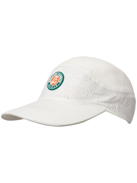 Roland Garros Mens Logo Performance Hat - White
