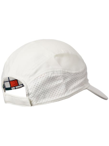 Roland Garros Mens Logo Performance Hat - White
