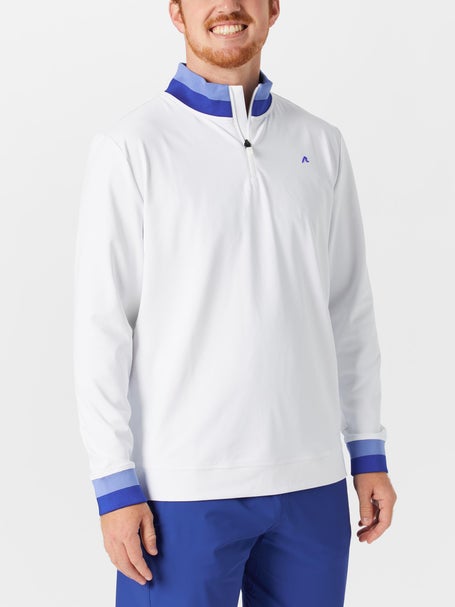 REDVANLY Mens Fall Dunham Quarter Zip