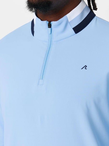 REDVANLY Mens Spring Miller Quarter Zip