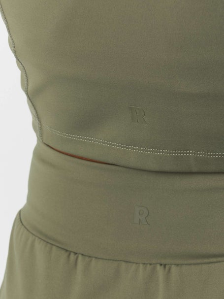 Recess Womens Clarkson Crop Tank - Olive
