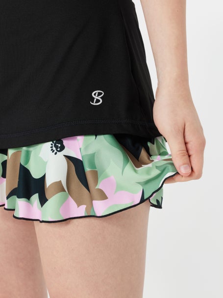 Sofibella Womens 14 UV Border Print Skirt - Camo