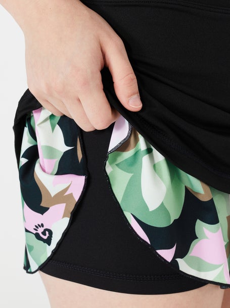 Sofibella Womens 14 UV Border Print Skirt - Camo