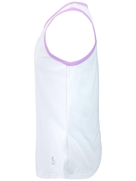 Sofibella Girls Fun Stripes Racerback Tank