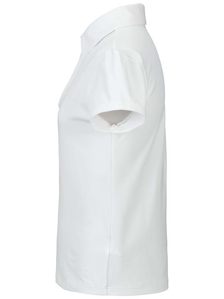 Sofibella Girls White Lotus Polo