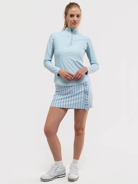 Smith & Quinn Womens Ava Ruffle Quarter Zip