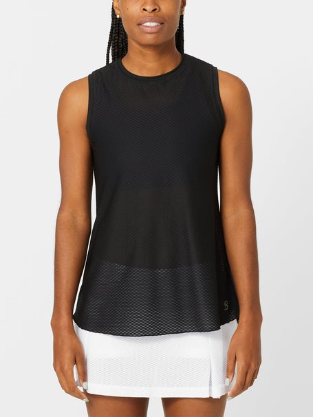 Sofibella Womens Airflow Tank - Black