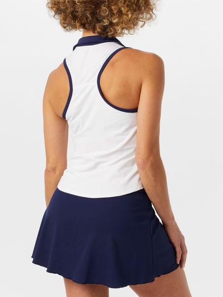 Sofibella Womens Aurora Sky Racerback Polo