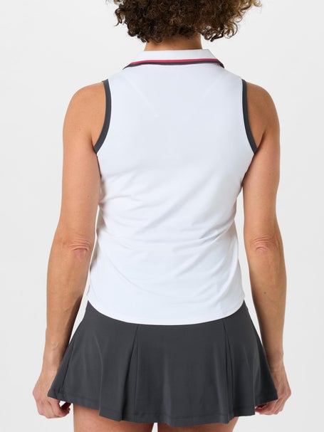 Sofibella Womens Berry Fusion Sleeveless Polo