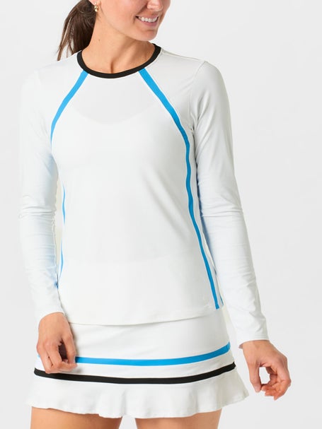 Sofibella Womens Electric Blue Icon Long Sleeve