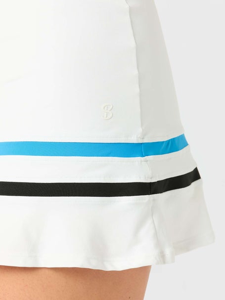 Sofibella Womens Electric Blue Icon Ruffle Skirt