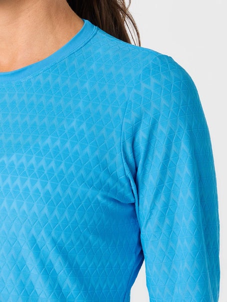 Sofibella Womens Electric Blue Long Sleeve