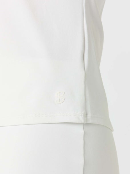 Sofibella Womens Electric Blue Sleeveless Polo