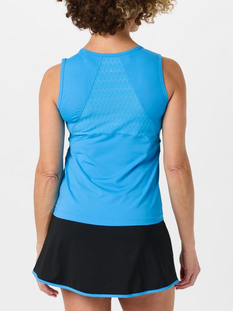 Sofibella Womens Electric Blue V-Neck Tank