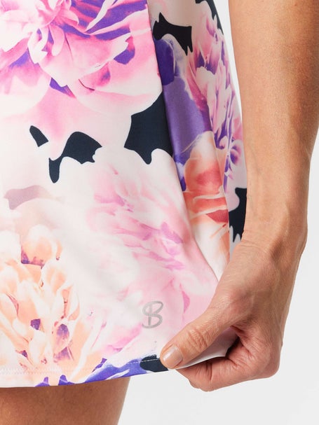 Sofibella Womens Flora Lux Print Skirt