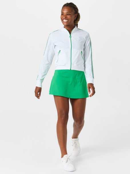 Sofibella Womens Green Spirit Back Flounce Skirt