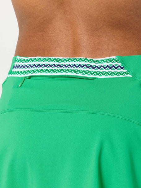 Sofibella Womens Green Spirit Back Flounce Skirt