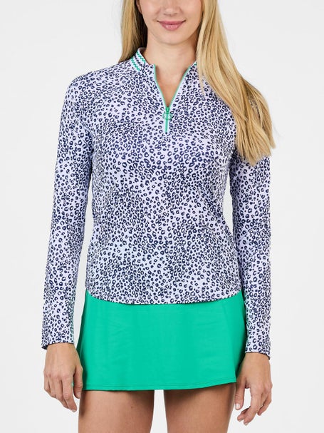Sofibella Womens Green Spirit Half Zip