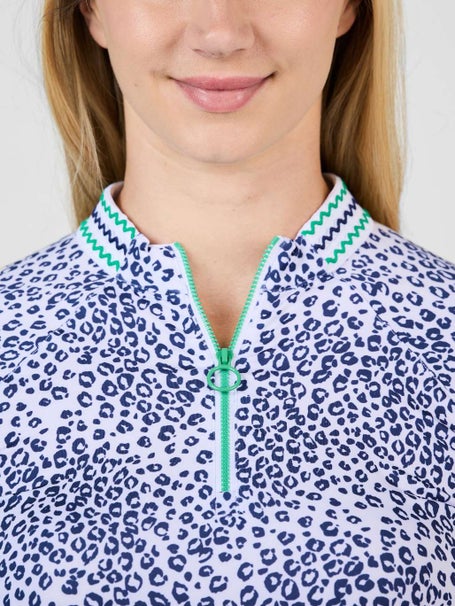Sofibella Womens Green Spirit Half Zip