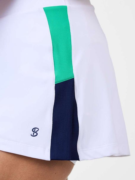 Sofibella Womens Green Spirit Side Slit Skirt