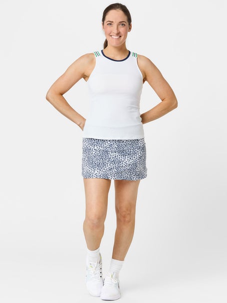 Sofibella Womens Green Spirit Wave Trim Tank
