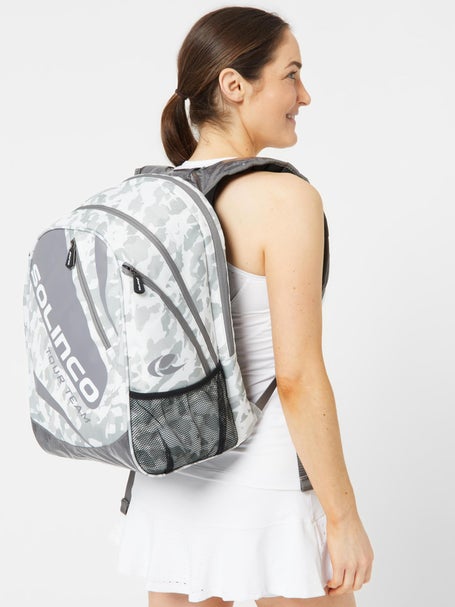Solinco White Camo Backpack Bag