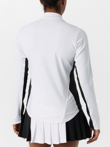 Sofibella Womens Monochrome Half Zip Long Sleeve