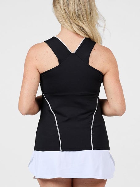 Sofibella Womens Mystic Sunrise Scallop Trim Tank