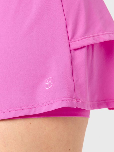 Sofibella Womens Pinkology Double Flounce Skirt