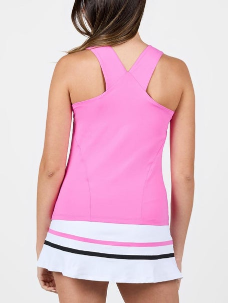 Sofibella Womens Pinkology Icon Racer Tank