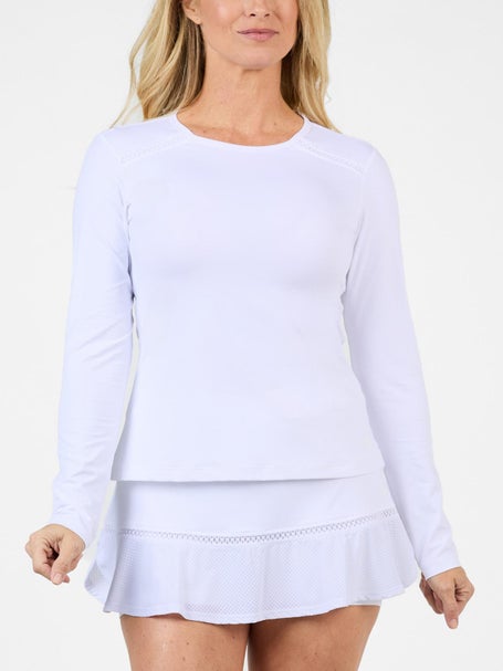 Sofibella Womens Tres Blanc Long Sleeve
