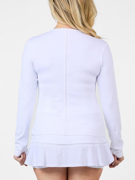 Sofibella Womens Tres Blanc Long Sleeve