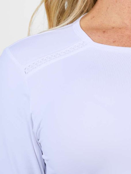 Sofibella Womens Tres Blanc Long Sleeve