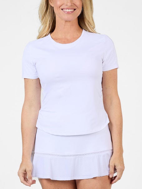Sofibella Womens Tres Blanc Short Sleeve
