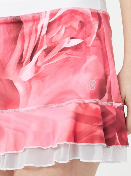 Sofibella Womens 13 UV Print Skirt - Roses