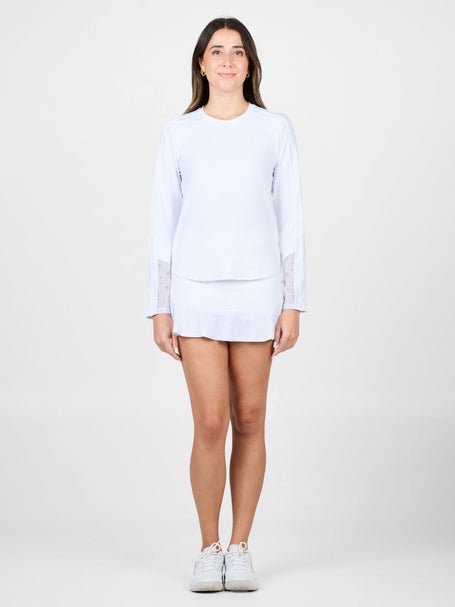 Sofibella Womens White Lotus Long Sleeve