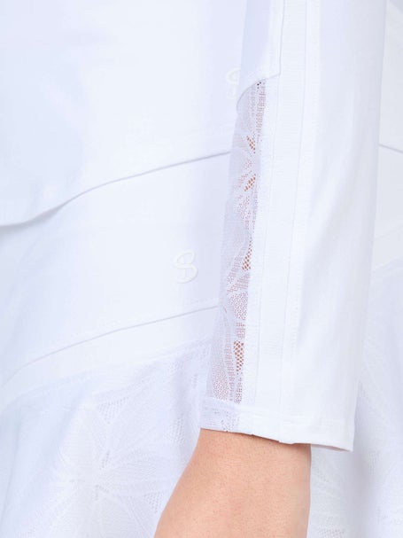 Sofibella Womens White Lotus Long Sleeve