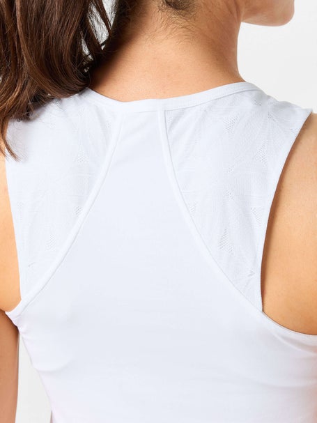 Sofibella Womens White Lotus Tank