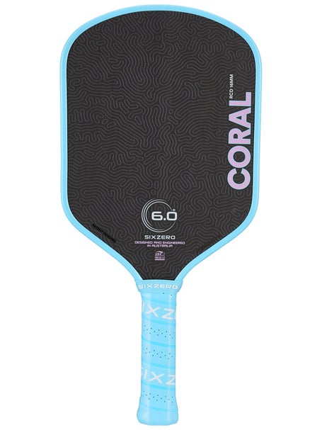 Six Zero Coral Lightweight Hybrid Pickleball Paddle