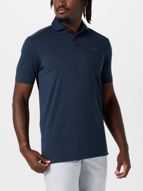 Travis Mathew Mens Heater Active Polo - Navy