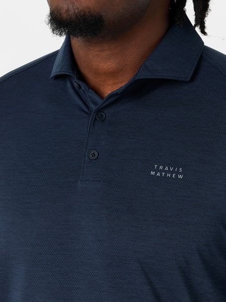 Travis Mathew Mens Heater Active Polo - Navy