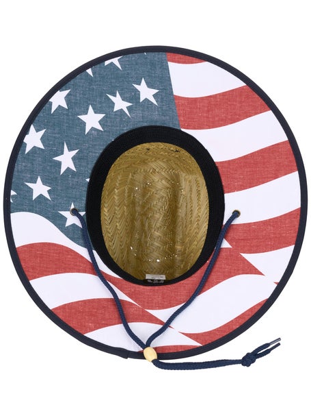 Travis Mathew Mens Melted Popsicle Straw Hat