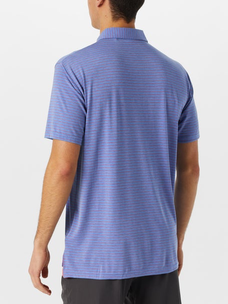 tasc Mens Spring Cloud Performance Stripe Polo