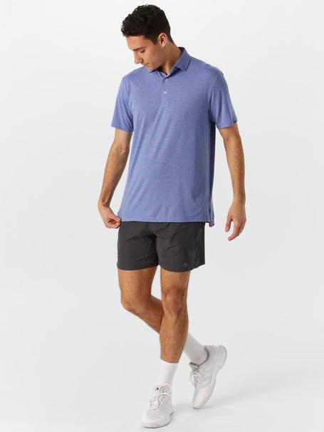 tasc Mens Spring Cloud Performance Stripe Polo