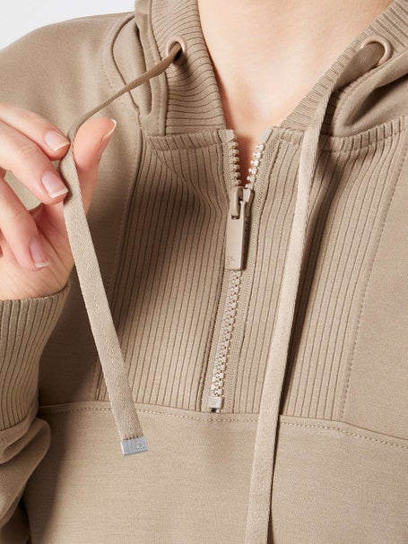 Travis Mathew Womens Friday Ponte 1/2 Zip Hoodie