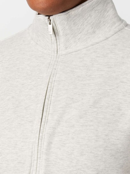 Travis Mathew Womens Cloud 1/2 Zip LS Top - Grey
