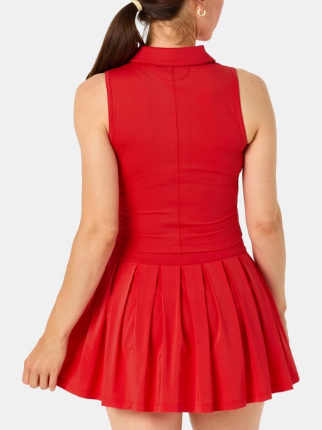 Travis Mathew Womens Sleeveless Zip Polo