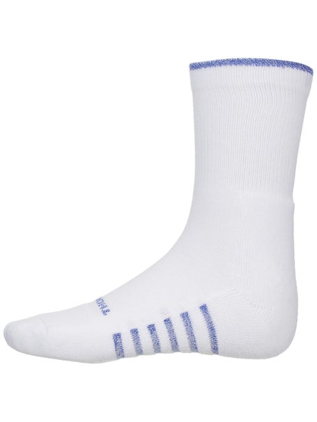 Thorlo Pickleball Light Cushion Crew Sock White