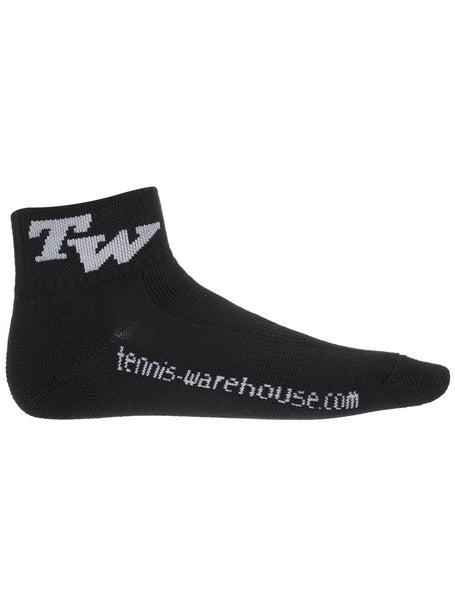 TW Performance Junior Quarter Socks Black/Grey LG