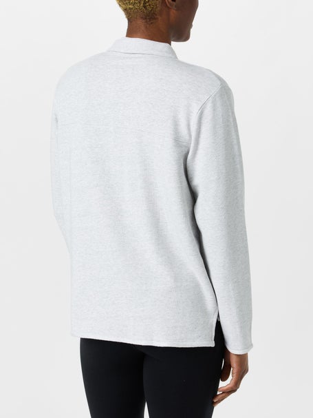 tasc Womens Winter French Terry Polo Sweatshirt